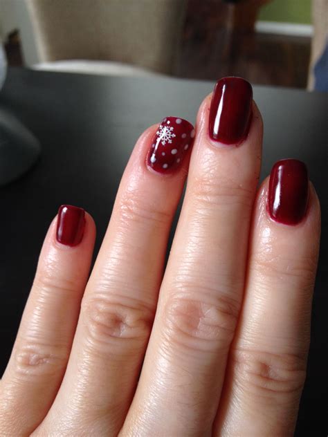 shellac nails for christmas